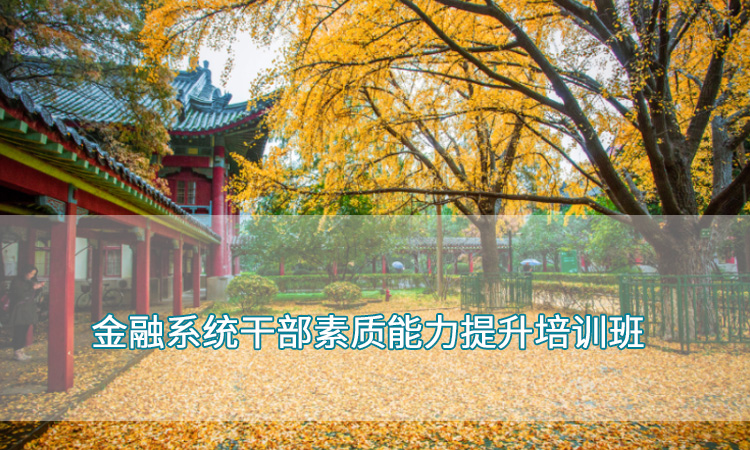 金融系统干部培训-南京师范大学金融系统干部素质能力提升培训班
